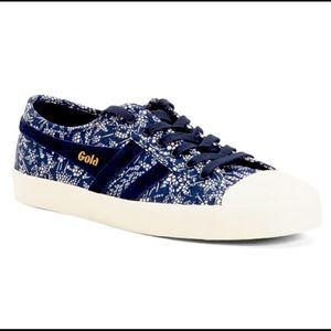 Goal Sneakers - Blue Floral